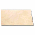 Unfinished Wood North Dakota Shape - State - Craft - up to 46" DIY