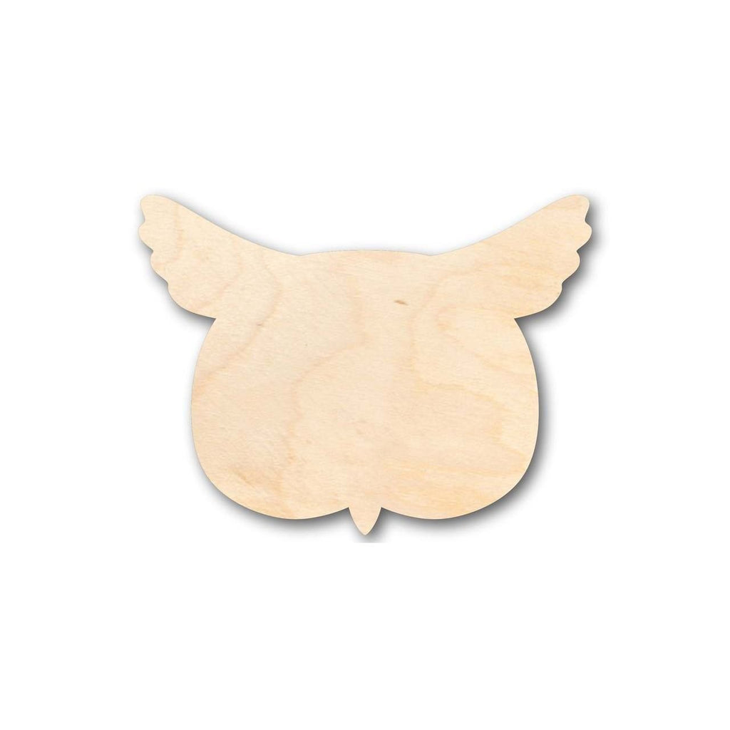 Unfinished Wood Owl Head Shape - Animal - Wildlife - Craft - up to 46" DIY