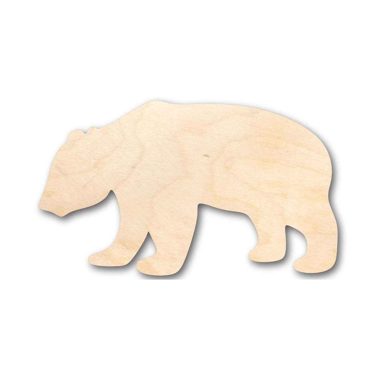 Unfinished Wood Panda Bear Shape - Animal - Craft - up to 46" DIY