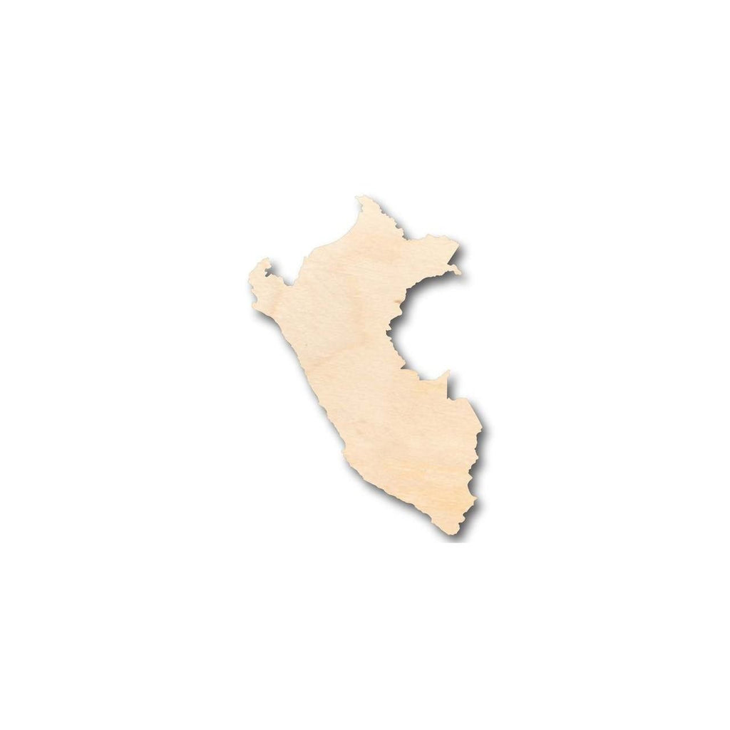 Unfinished Wood Peru Shape - Country - Craft - up to 46" DIY