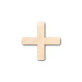 Unfinished Wood Plus Sign Symbol - Math School - Craft - up to 46" DIY