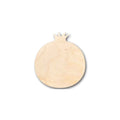 Unfinished Wood Pomegranate Shape - Fruit - Craft - up to 46" DIY