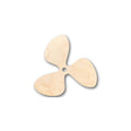 Unfinished Wood Propeller Shape - Fishing - Boat - Craft - up to 46" DIY