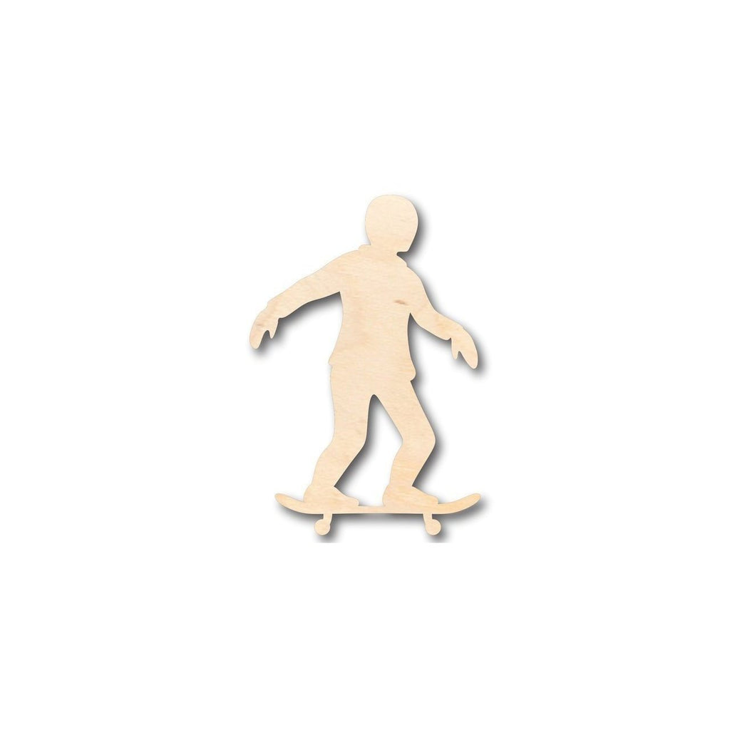 Unfinished Wood Skater Shape - Sports - Craft - up to 46" DIY