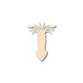 Unfinished Wood Squid Shape - Ocean - Nursery - Craft - up to 46" DIY