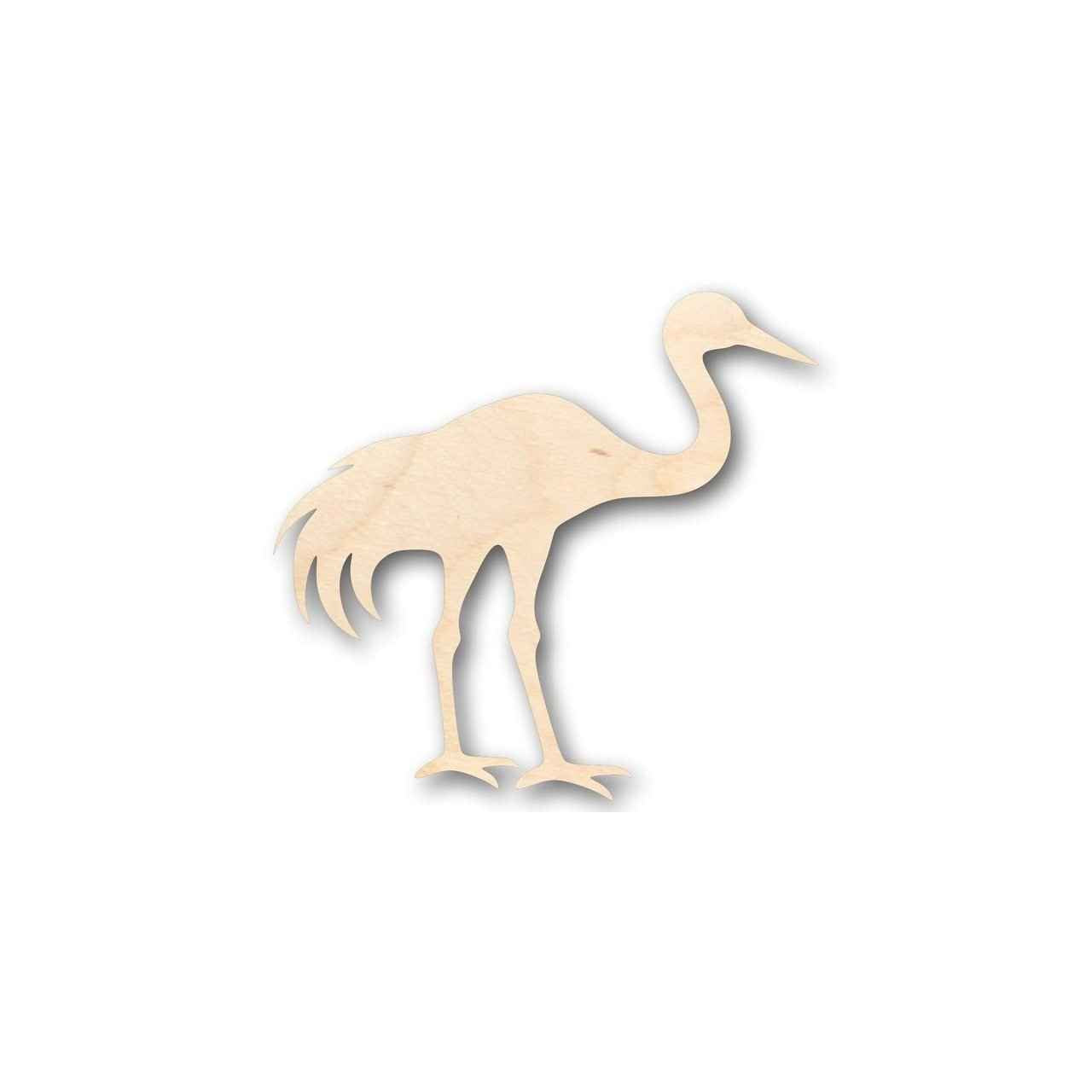 Unfinished Wood Stork Shape - Bird - Wildlife - Craft - up to 46" DIY