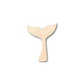Unfinished Wood Whale Tail Shape - Ocean - Nursery - Craft - up to 46" DIY