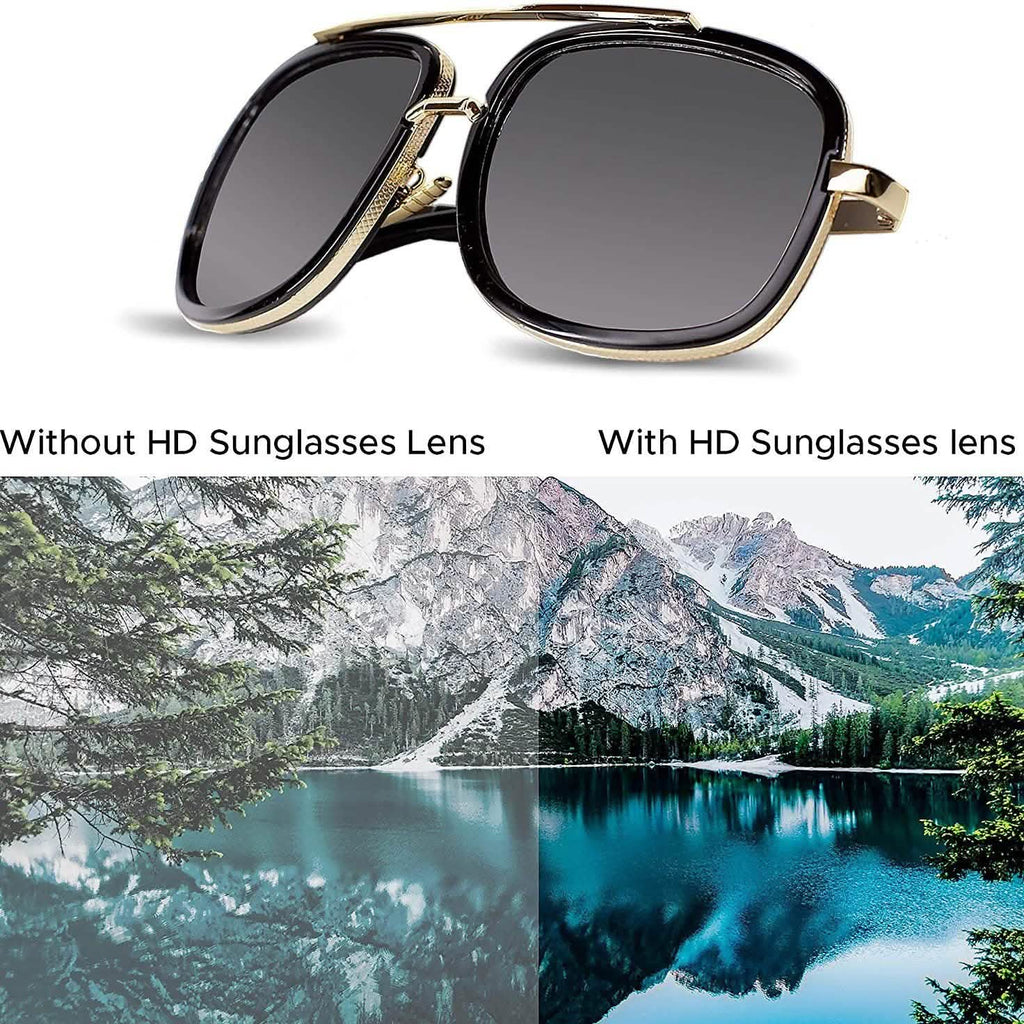 Unisex Big Frame HD Sunglasses
