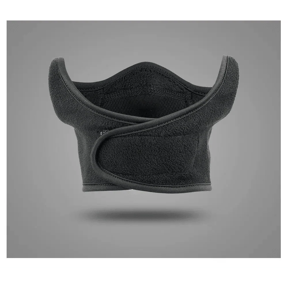 Unisex Breathable Black Half Ski Windproof Sport Mask Face Cover Ear Warmer For Winter Weather Men Running Thermal Masks Scarf Snowboard Ski Mask Neck Warmer