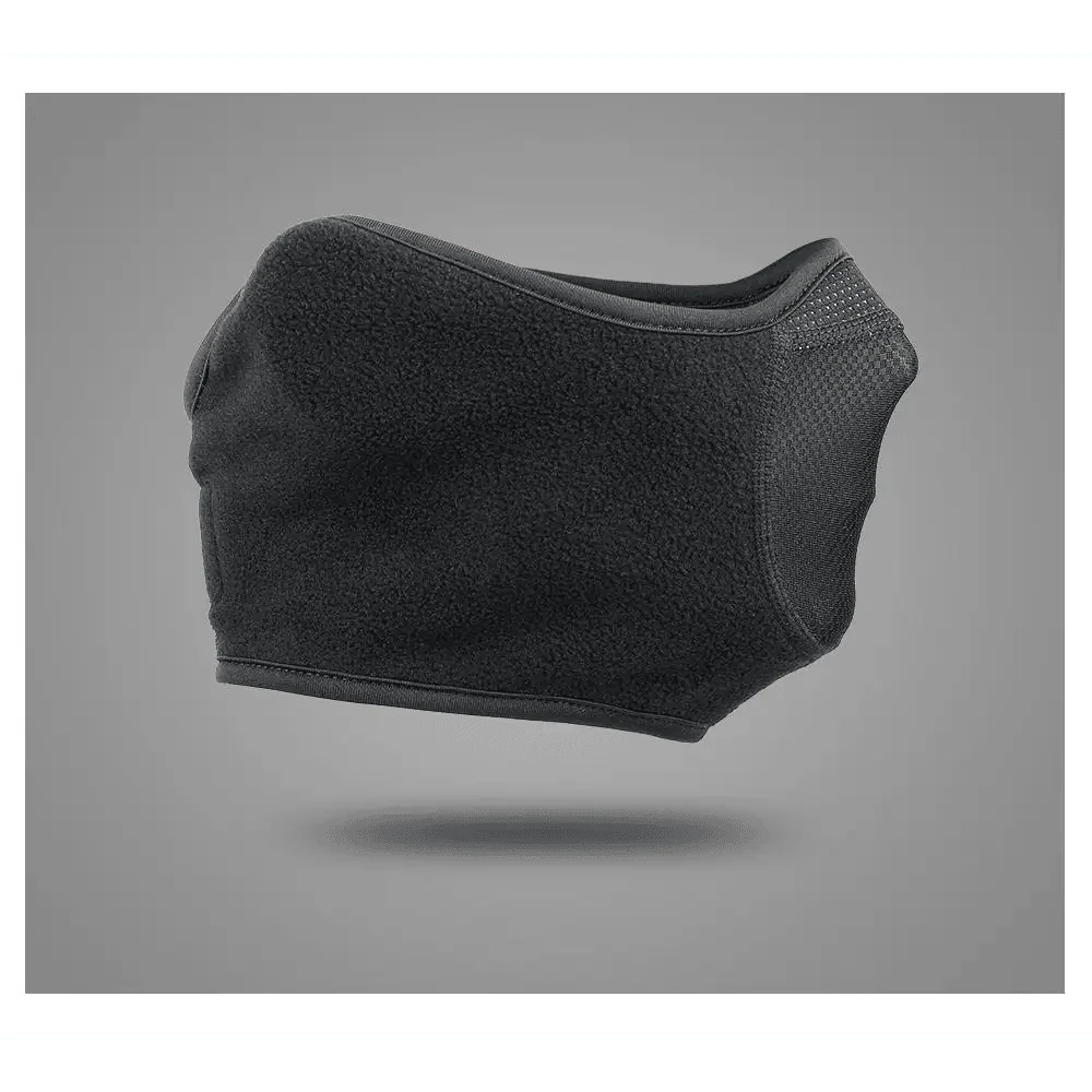 Unisex Breathable Black Half Ski Windproof Sport Mask Face Cover Ear Warmer For Winter Weather Men Running Thermal Masks Scarf Snowboard Ski Mask Neck Warmer