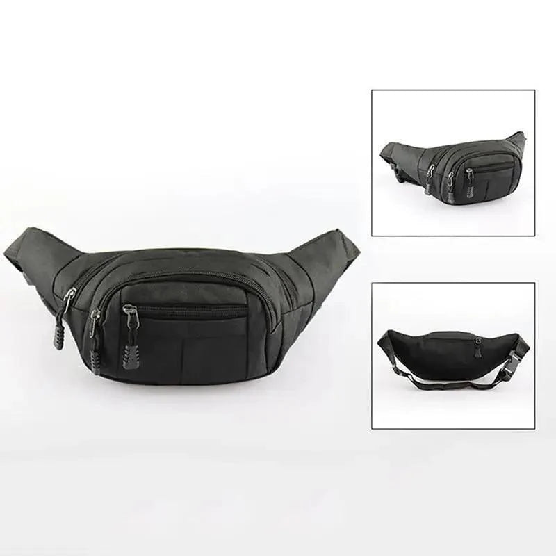 Unisex Casual Chest Belt Simple Waist Bag Adjustable Fanny Pack Pouch Outdoors Traveling Bag