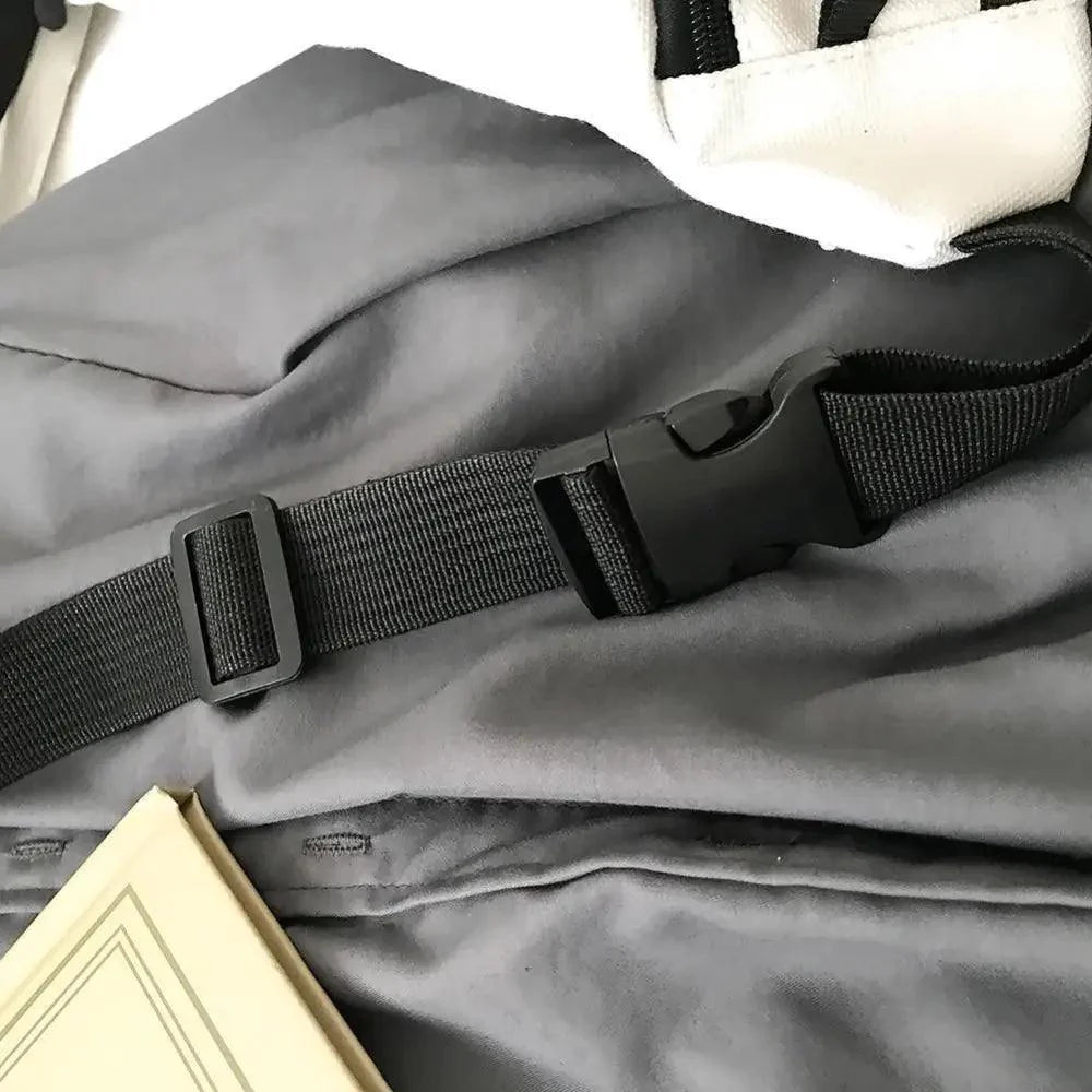 Unisex Casual Stylish Zipper Fanny Black Waist Bag Comfortable Travel Cross Body Bag Large Capacity Bags