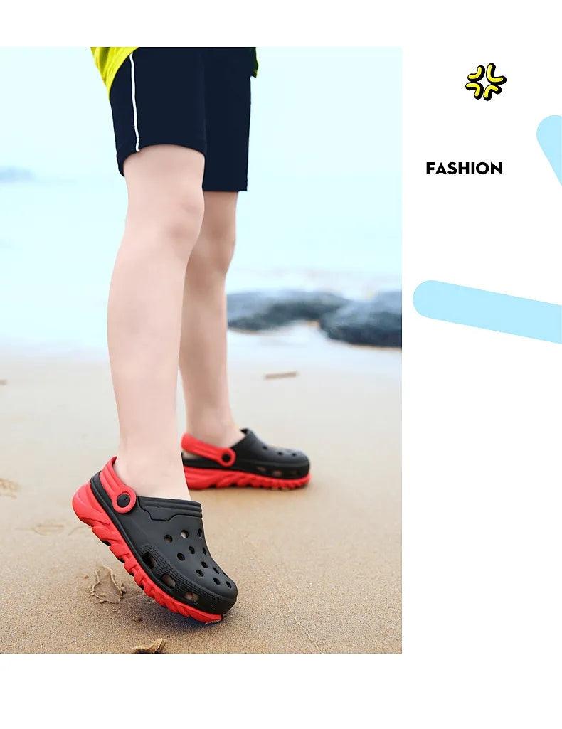 Unisex Childrens Sandals Breathable Shoes For Boys And Girls Cool Shoes Toddlers Clogs Child Summer Slides Slippers Indoor Outdoor Beach Pool Shower Colorful Sandals