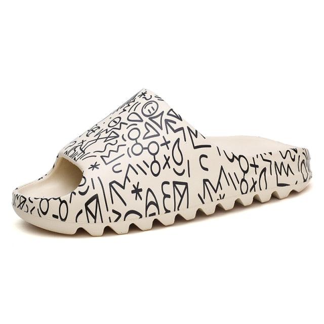 Unisex Slippers For Boy Girl Home Summer Women Home Flip Flops Soft Bottom Unisex Slides Beach EVA Open Toe Soft Slippers Non-Slip Soft Shower Spa Bath Pool Gym House Indoor Sandals