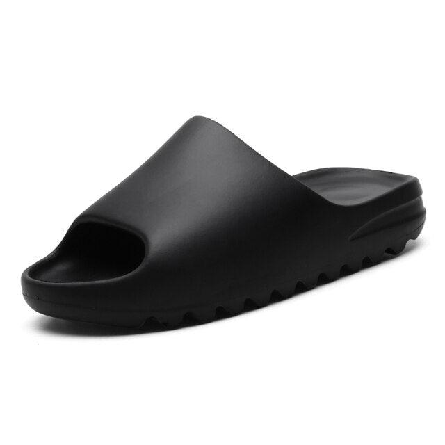 Unisex Slippers For Boy Girl Home Summer Women Home Flip Flops Soft Bottom Unisex Slides Beach EVA Open Toe Soft Slippers Non-Slip Soft Shower Spa Bath Pool Gym House Indoor Sandals