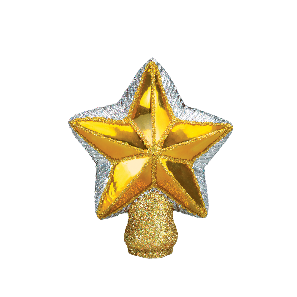 Small Star Glass Tree Topper