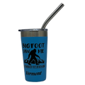 Vermont Bigfoot Stainless Steel 2oz Shooter  - Blue