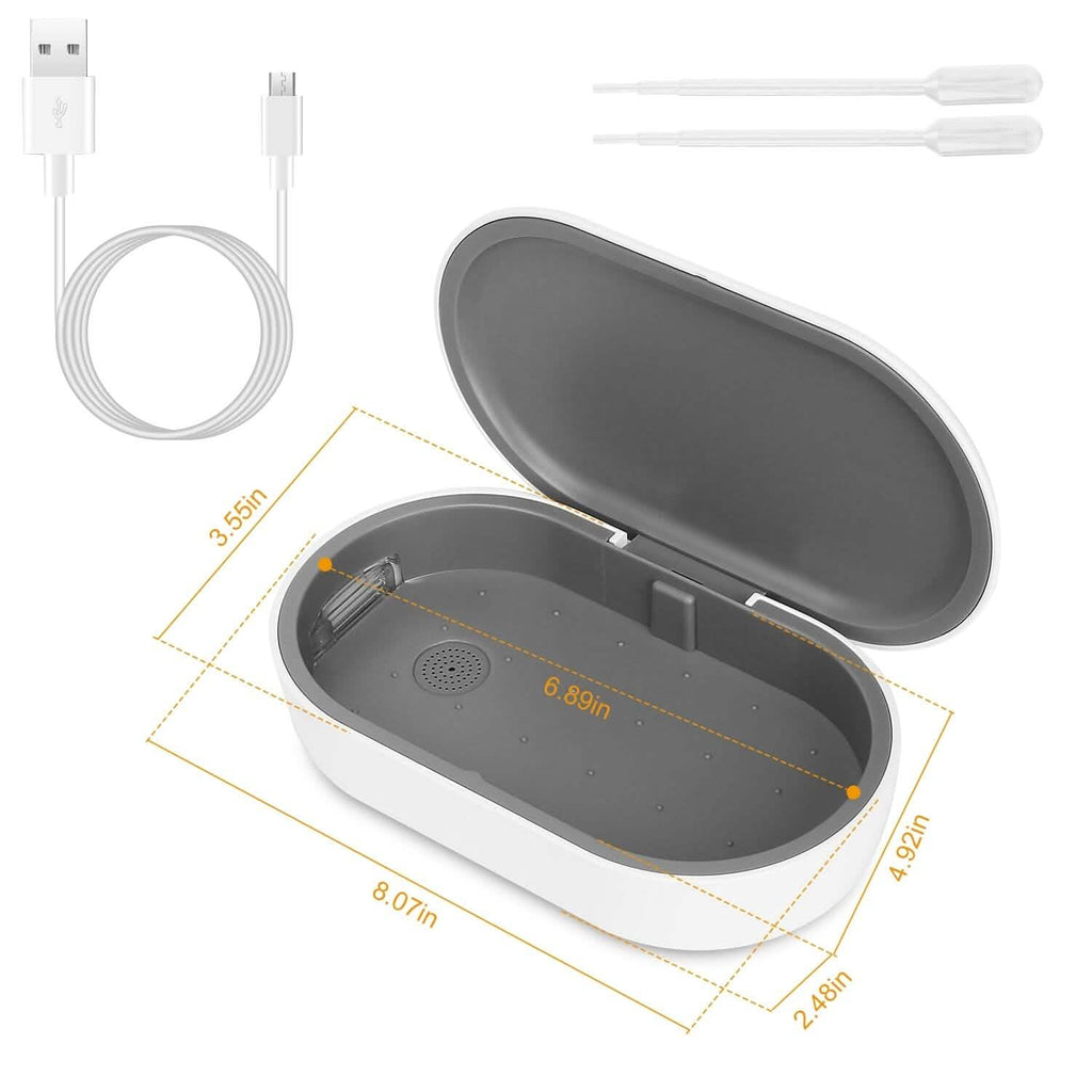 UV Light Sanitizer Box Portable 10w Phone Wireless Charging Disinfection Lamp