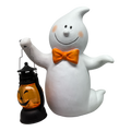 Friendly Ghost with Pumpkin Lantern