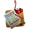 Note to Santa Wishing For Big Brother Ornament