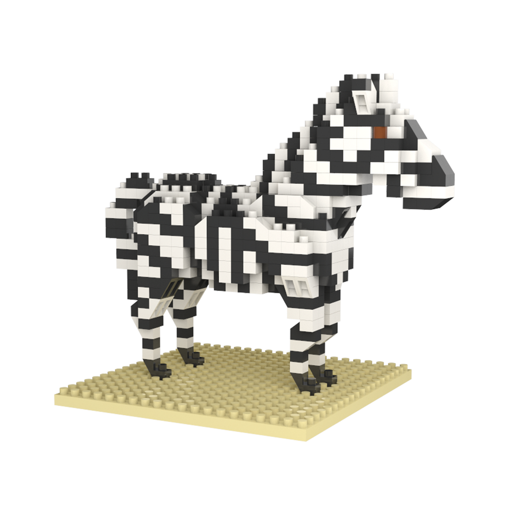 Mini Building Blocks -  Zebra