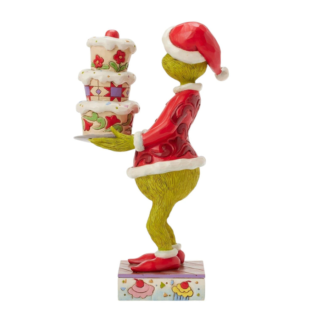 Grinch with Grinchy Cake