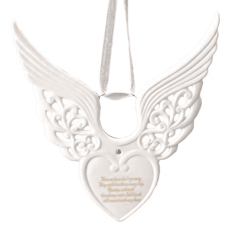 Wing Heart Memorial Ornament