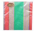 Riviera Stripe Dark Green - Cocktail Napkin