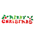 Wide Window Gel Clings - Merry Christmas Holly