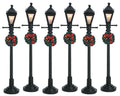 Village Gas Lantern Street Lamp - Set of 6