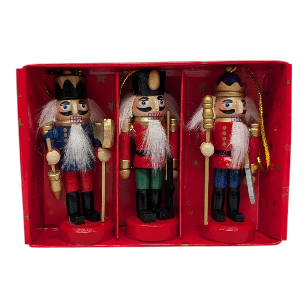 Nutcracker Ornament Set Of 3