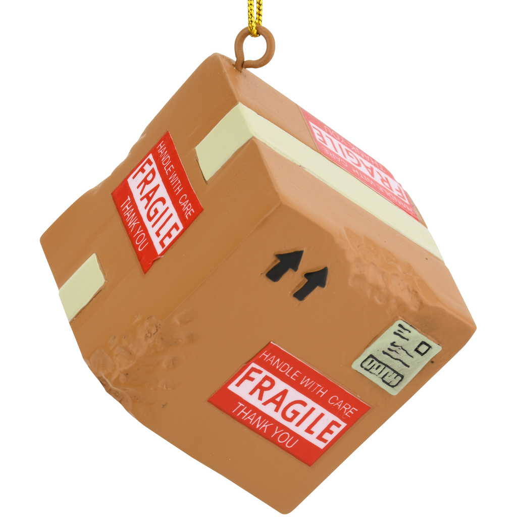 Damaged Delivery Package Christmas Ornaments