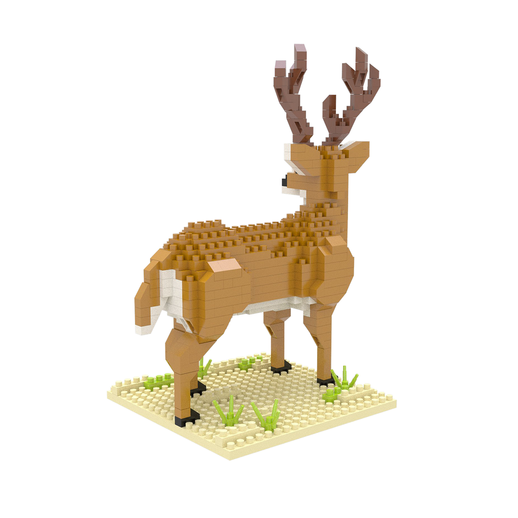 White Tail Buck Mini Building Blocks