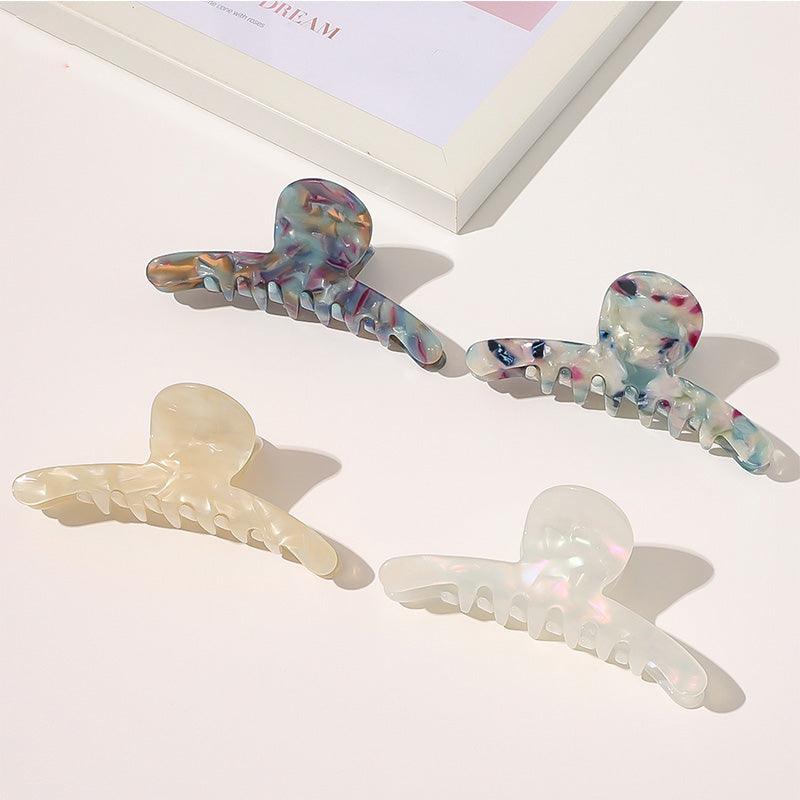 Vintage Acetate Hair Clips for Women Simple Claw Clip Large Geometric Hair Clips for Hair Girls Hair Clip Gorgeous Hair Accessories For Women