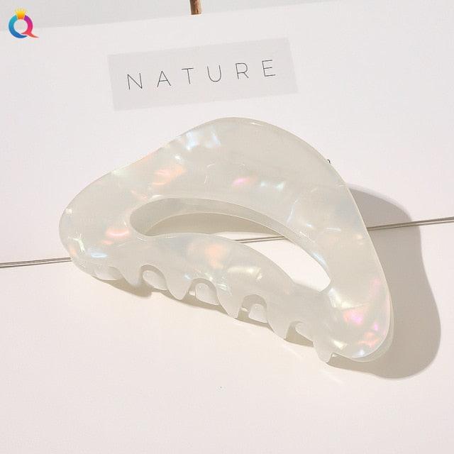 Vintage Acetate Hair Clips for Women Simple Claw Clip Large Geometric Hair Clips for Hair Girls Hair Clip Gorgeous Hair Accessories For Women