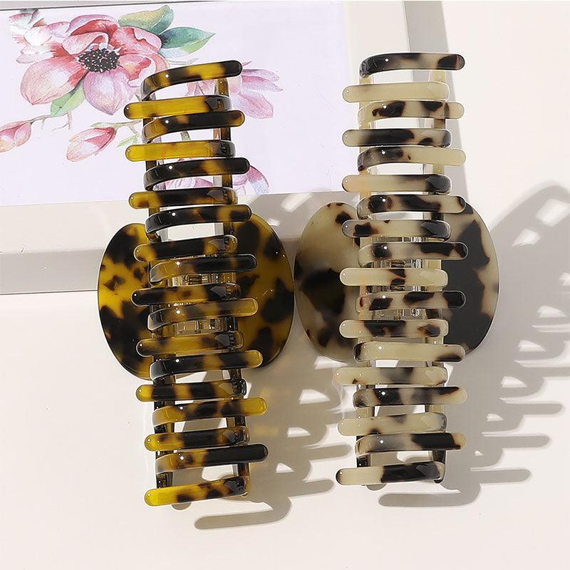 Vintage Acetate Hair Clips for Women Simple Claw Clip Large Geometric Hair Clips for Hair Girls Hair Clip Gorgeous Hair Accessories For Women