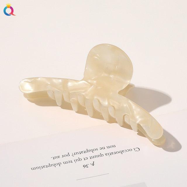 Vintage Acetate Hair Clips for Women Simple Claw Clip Large Geometric Hair Clips for Hair Girls Hair Clip Gorgeous Hair Accessories For Women
