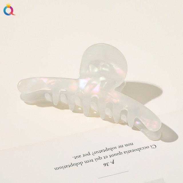 Vintage Acetate Hair Clips for Women Simple Claw Clip Large Geometric Hair Clips for Hair Girls Hair Clip Gorgeous Hair Accessories For Women