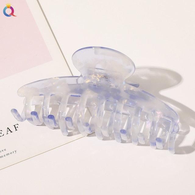 Vintage Acetate Hair Clips for Women Simple Claw Clip Large Geometric Hair Clips for Hair Girls Hair Clip Gorgeous Hair Accessories For Women