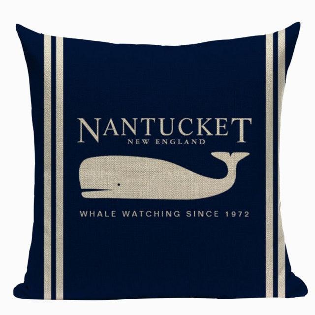 Vintage Decoration Cushion Colorful Fish Spring Decorative Throw Pillow Cover Home Sign Summer Cruise Decoration Home Pillowcase Houseware Car Home Decor Pillow Case Covers