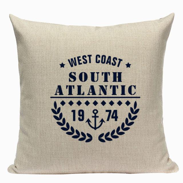 Vintage Decoration Cushion Colorful Fish Spring Decorative Throw Pillow Cover Home Sign Summer Cruise Decoration Home Pillowcase Houseware Car Home Decor Pillow Case Covers