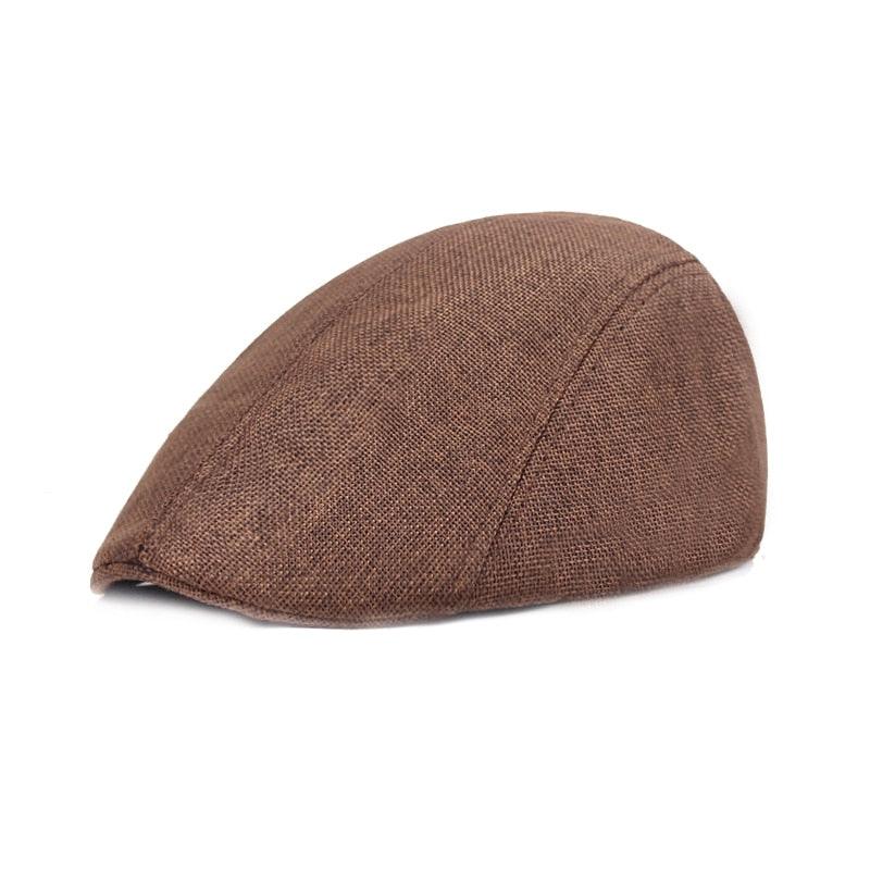 Vintage Men Beret Hats Classic Simple Winter Warm Caps Cotton Comfortable Autumn Beret Flat Hat Quality Durable Retro Men's Hat Unique Berets For Men Retro Cap