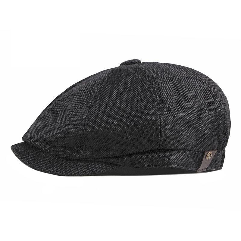 Vintage Men Beret Hats Classic Simple Winter Warm Caps Cotton Comfortable Autumn Beret Flat Hat Quality Durable Retro Men's Hat Unique Berets For Men Retro Cap