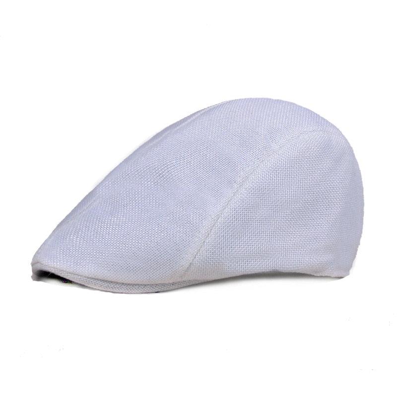 Vintage Men Beret Hats Classic Simple Winter Warm Caps Cotton Comfortable Autumn Beret Flat Hat Quality Durable Retro Men's Hat Unique Berets For Men Retro Cap