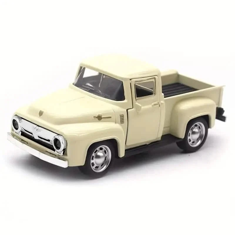 Vintage Mini Diecast  Truck Christmas Metal Farmhouse Decorative Tabletop Storage