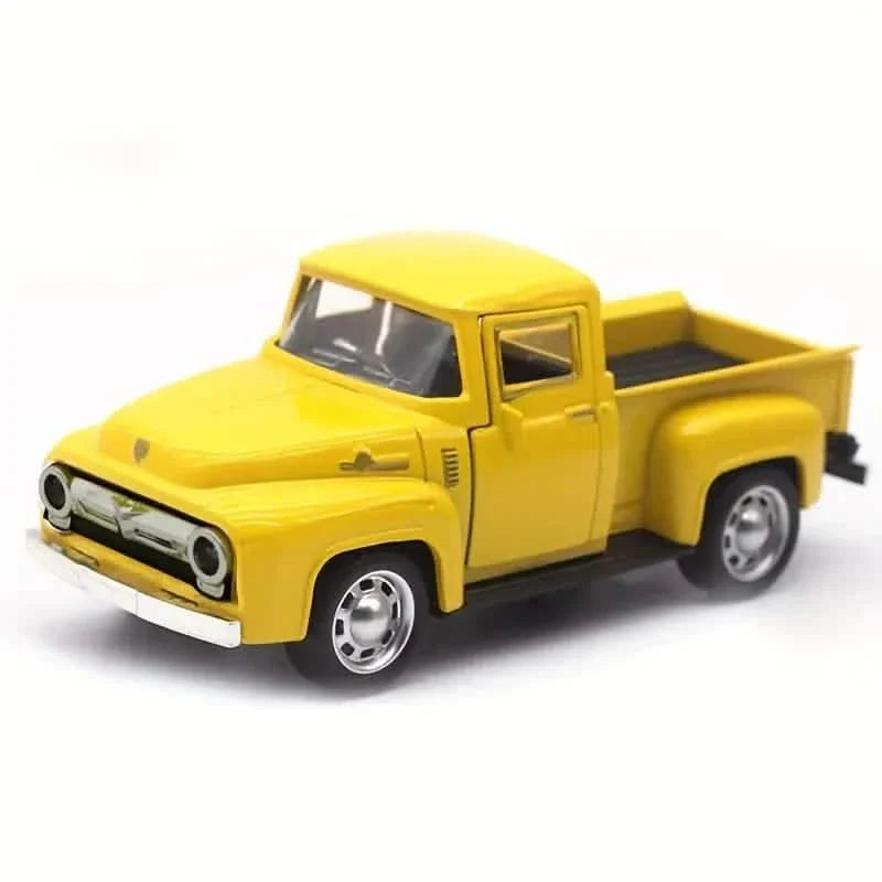 Vintage Mini Diecast  Truck Christmas Metal Farmhouse Decorative Tabletop Storage