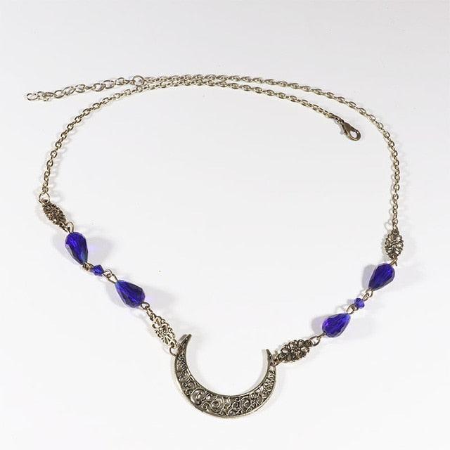 Vintage Moon Pattern Accesorios Mujer Head Chain Beads Hair Jewelry Party Wedding Headband for Women Crown Gorgeous Hair Accessories For Women