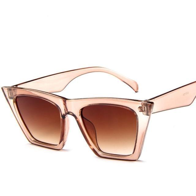 Vintage Square Cat Eye Sunglasses Women Retro Trendy Cateye Sunglasses Popular Sunglasses In High Quality And Colorful Frames Glasses For Women New Retro Eyewear Women