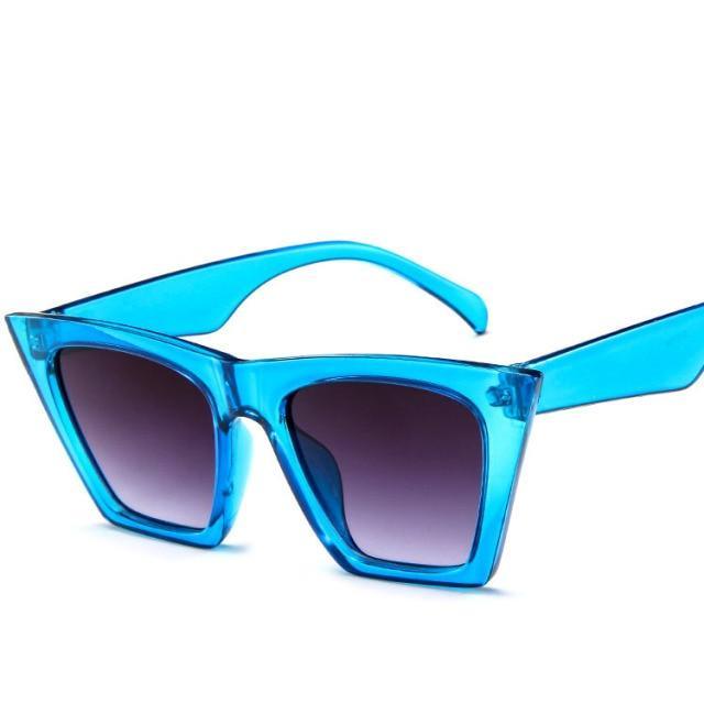 Vintage Square Cat Eye Sunglasses Women Retro Trendy Cateye Sunglasses Popular Sunglasses In High Quality And Colorful Frames Glasses For Women New Retro Eyewear Women