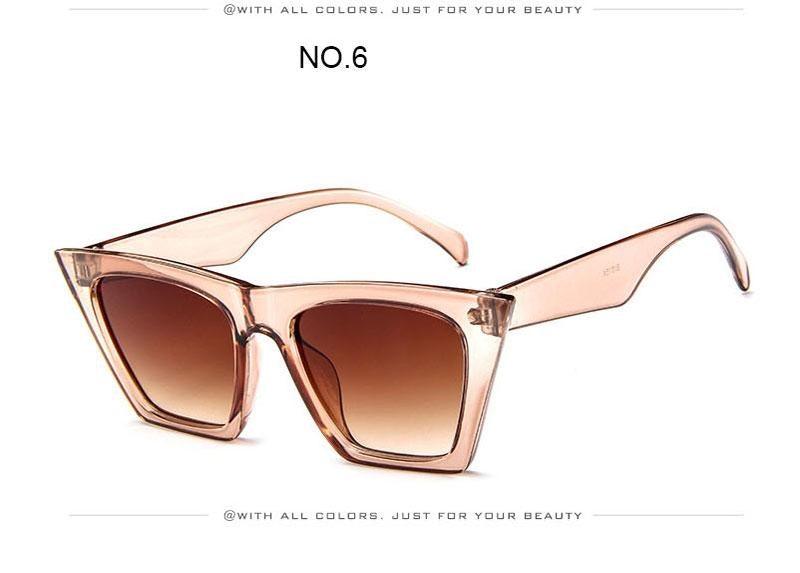 Vintage Square Cat Eye Sunglasses Women Retro Trendy Cateye Sunglasses Popular Sunglasses In High Quality And Colorful Frames Glasses For Women New Retro Eyewear Women